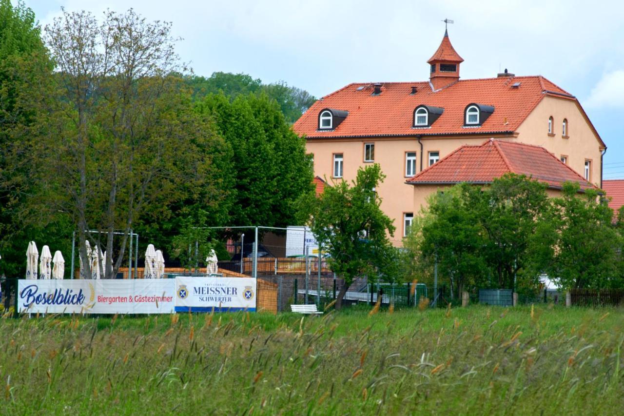 Boselblick Gaestezimmer & Biergarten Sörnewitz エクステリア 写真